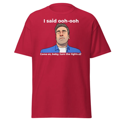 Funny Jon Hamm Ooh - Ooh T-Shirt | Classic Meme Tee - Cardinal - T-Shirts Online