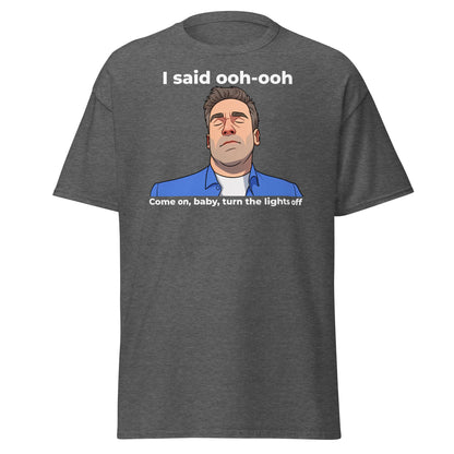 Funny Jon Hamm Ooh - Ooh T-Shirt | Classic Meme Tee - Dark Heather - T-Shirts Online
