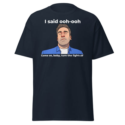 Funny Jon Hamm Ooh - Ooh T-Shirt | Classic Meme Tee - Navy - T-Shirts Online
