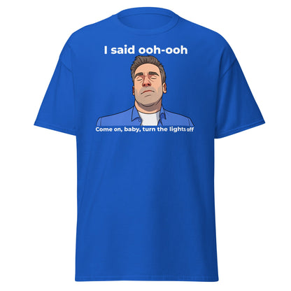 Funny Jon Hamm Ooh - Ooh T-Shirt | Classic Meme Tee - Royal - T-Shirts Online