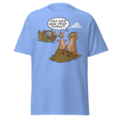 Funny Kangaroo Noah's Ark Missed It T-Shirt - Carolina Blue - T-Shirts Online