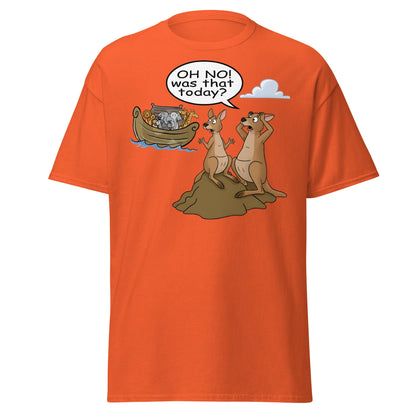 Funny Kangaroo Noah's Ark Missed It T-Shirt - Orange - T-Shirts Online