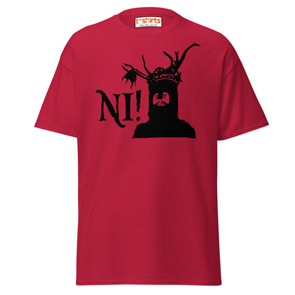 Funny Ni! Knight T-Shirt – Medieval Comedy Tee - Cardinal - T-Shirts Online