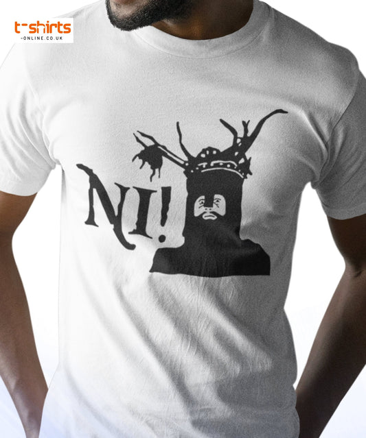 Funny Ni! Knight T-Shirt – Medieval Comedy Tee - Cardinal - T-Shirts Online