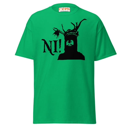 Funny Ni! Knight T-Shirt – Medieval Comedy Tee - Irish Green - T-Shirts Online