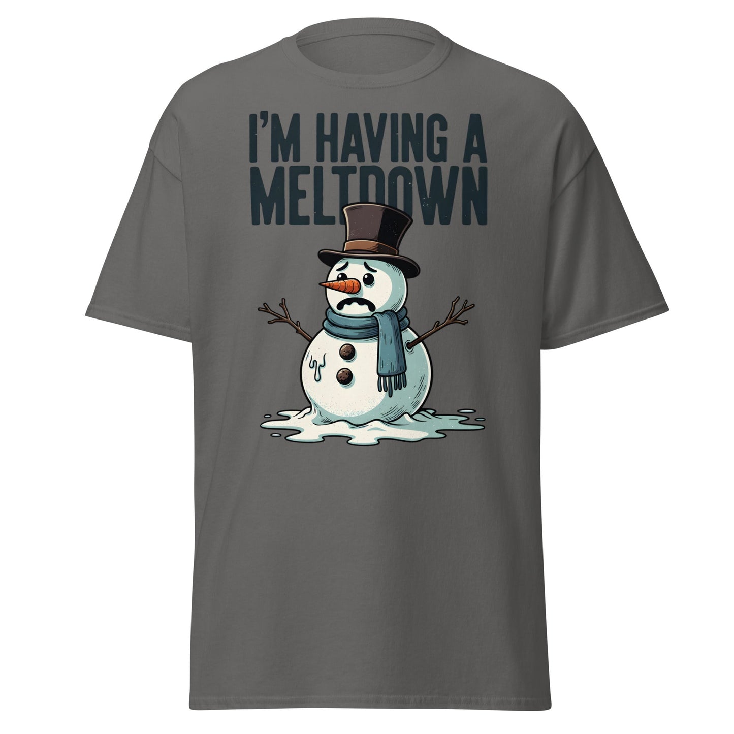 Funny Owl Eye Roll T-Shirt - Sarcastic Humor Graphic Tee - Charcoal - T-Shirts Online