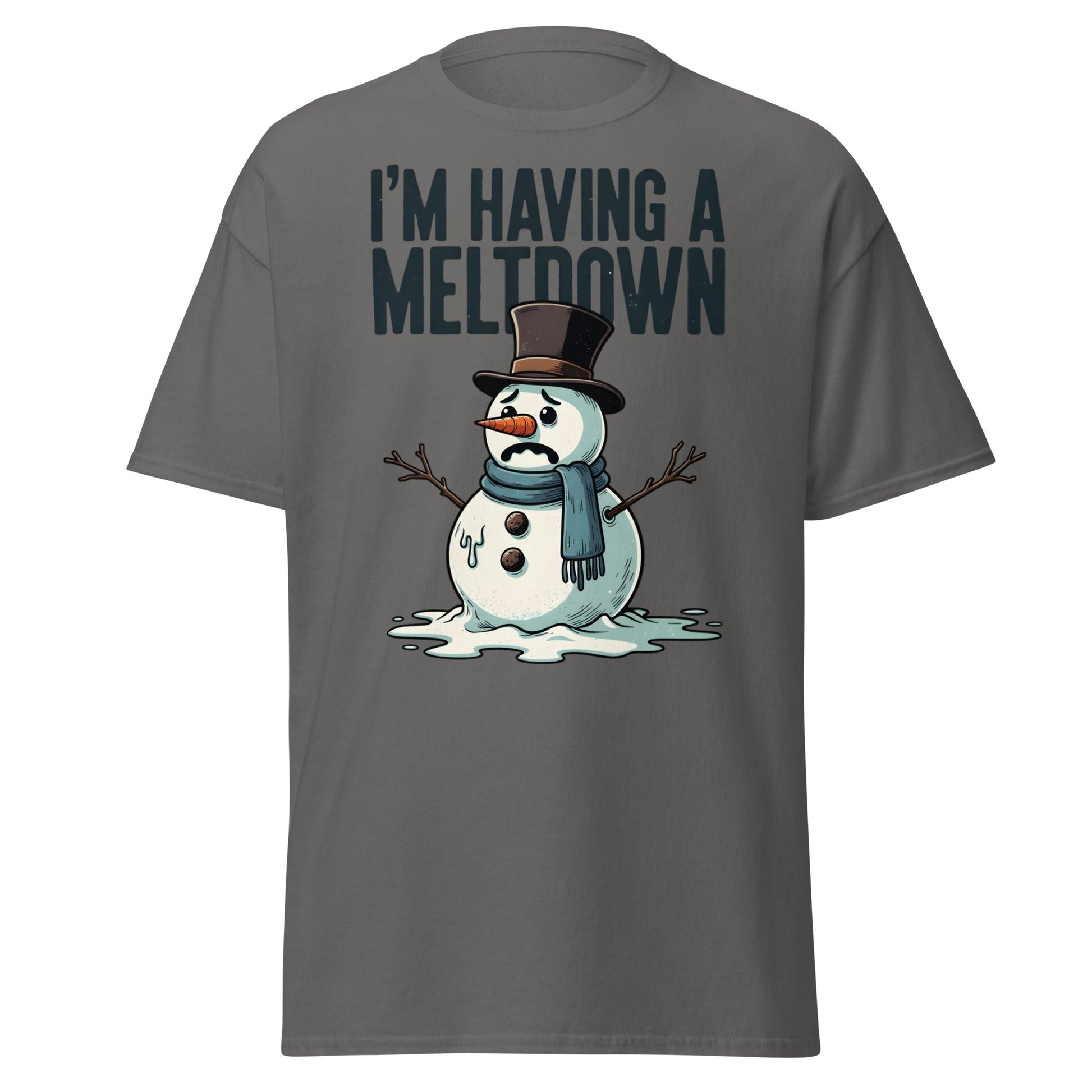 Funny Owl Eye Roll T-Shirt - Sarcastic Humor Graphic Tee - Charcoal - T-Shirts Online