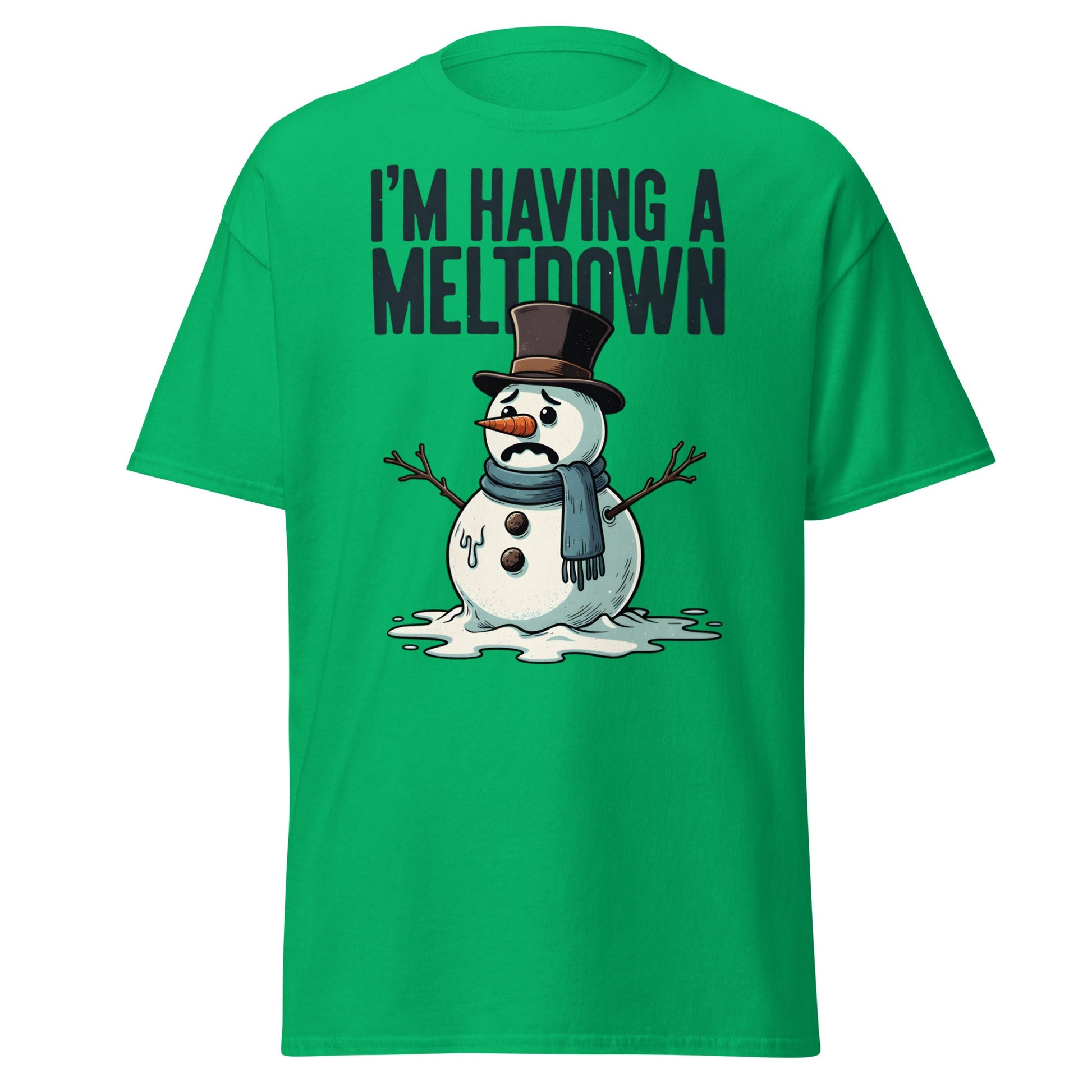 Funny Owl Eye Roll T-Shirt - Sarcastic Humor Graphic Tee - Irish Green - T-Shirts Online