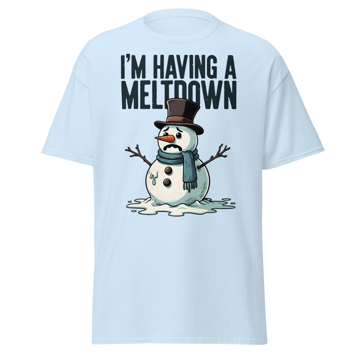 Funny Owl Eye Roll T-Shirt - Sarcastic Humor Graphic Tee - Light Blue - T-Shirts Online