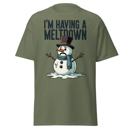 Funny Owl Eye Roll T-Shirt - Sarcastic Humor Graphic Tee - Military Green - T-Shirts Online