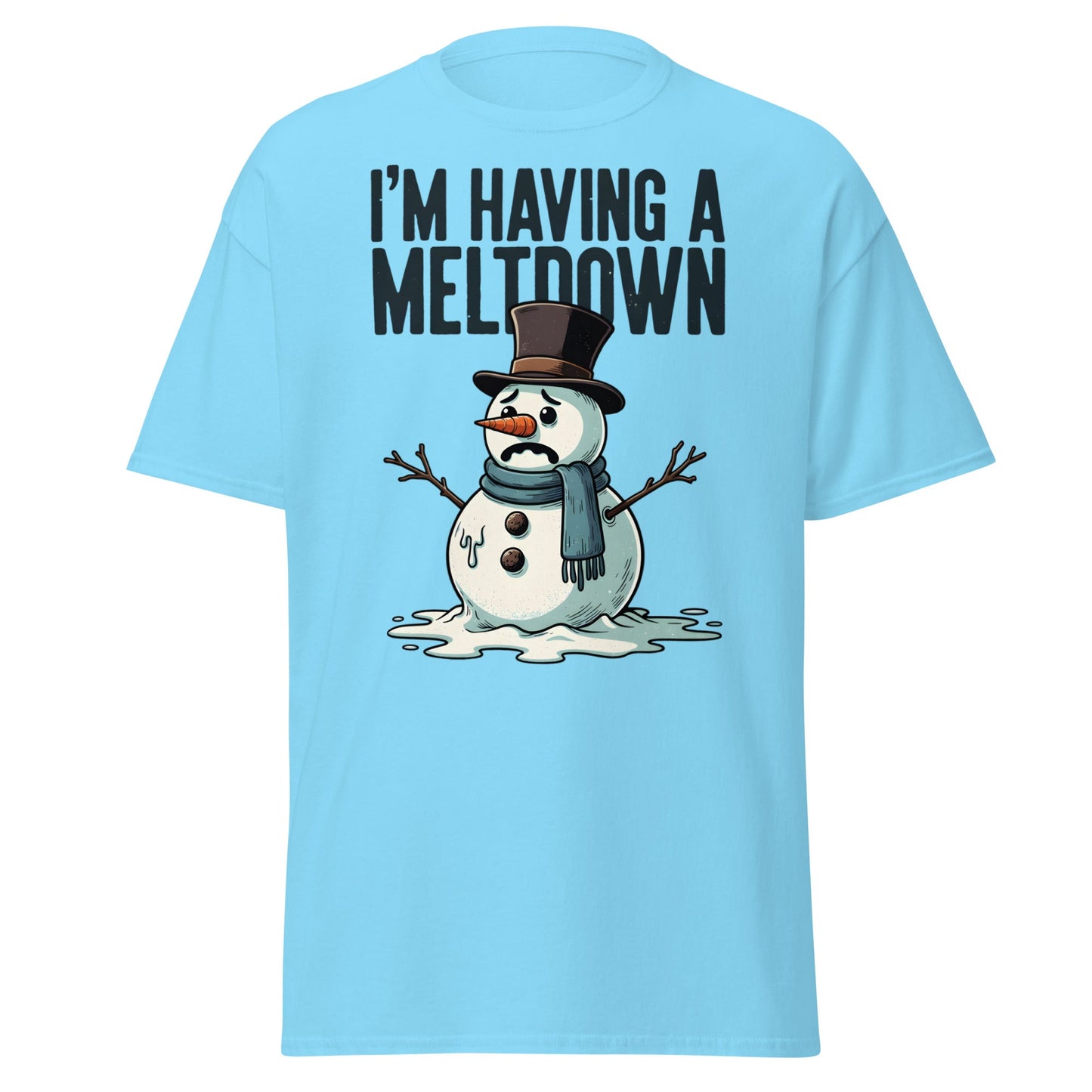 Funny Owl Eye Roll T-Shirt - Sarcastic Humor Graphic Tee - Sky - T-Shirts Online