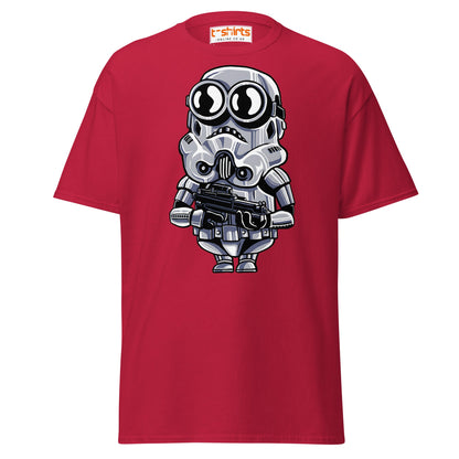 Funny Storm Minion T-Shirt – Sci - Fi Parody Cartoon Tee - Cardinal - T-Shirts Online