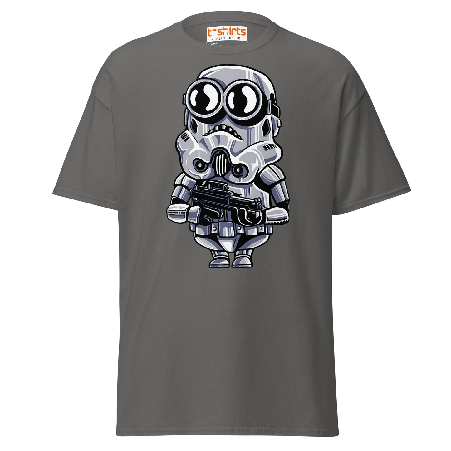 Funny Storm Minion T-Shirt – Sci - Fi Parody Cartoon Tee - Charcoal - T-Shirts Online