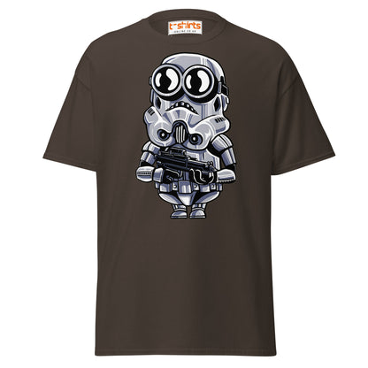 Funny Storm Minion T-Shirt – Sci - Fi Parody Cartoon Tee - Dark Chocolate - T-Shirts Online
