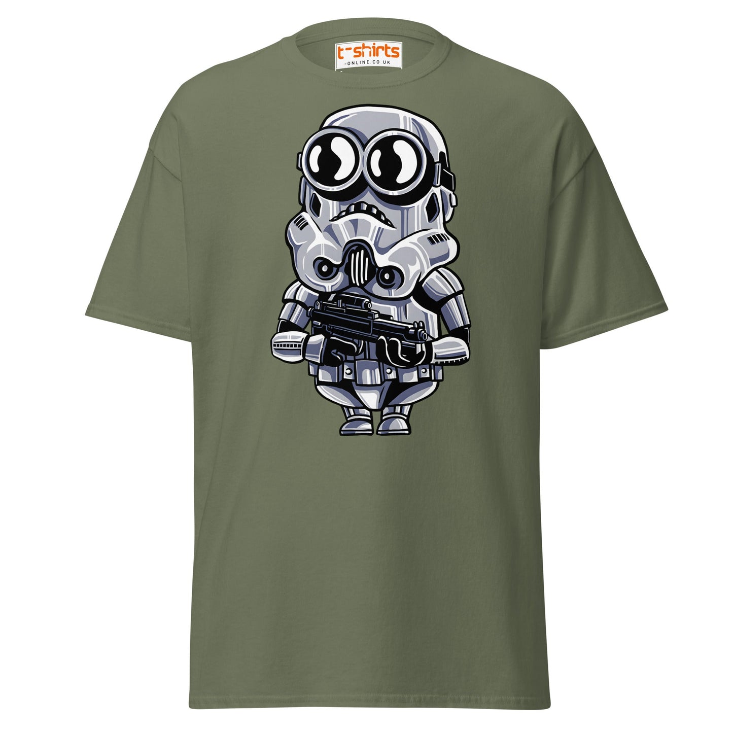 Funny Storm Minion T-Shirt – Sci - Fi Parody Cartoon Tee - Military Green - T-Shirts Online
