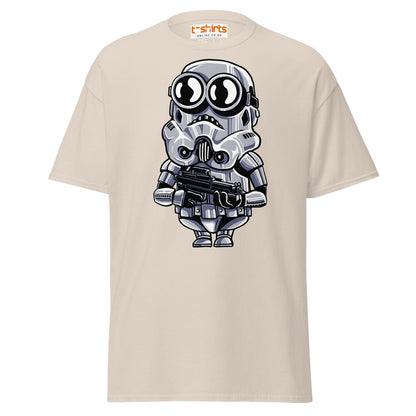 Funny Storm Minion T-Shirt – Sci - Fi Parody Cartoon Tee - Natural - T-Shirts Online