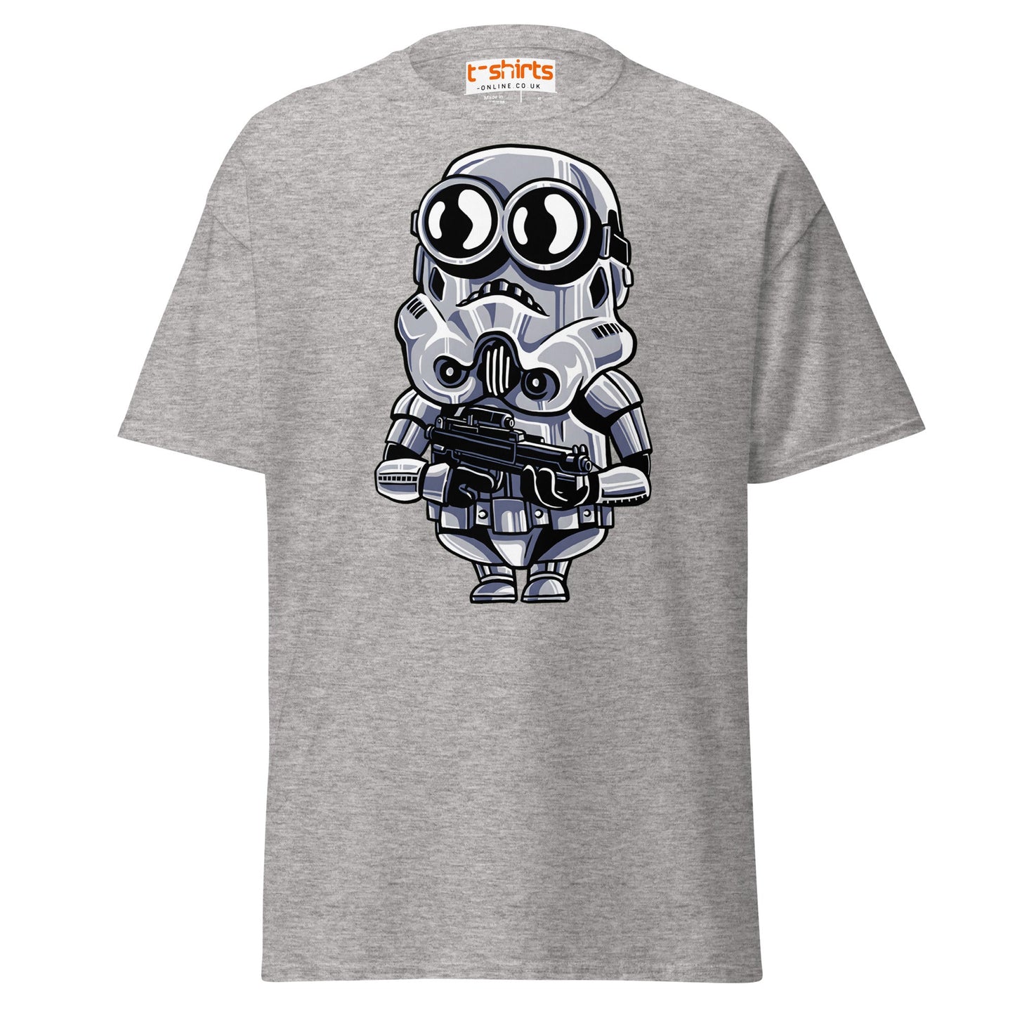 Funny Storm Minion T-Shirt – Sci - Fi Parody Cartoon Tee - Sport Grey - T-Shirts Online