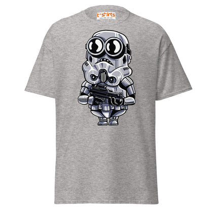 Funny Storm Minion T-Shirt – Sci - Fi Parody Cartoon Tee - Sport Grey - T-Shirts Online