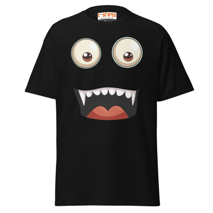 Funny Vampire Face T-Shirt - Black - T-Shirts Online
