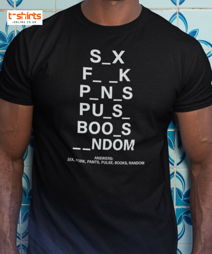 Funny Word Puzzle T-Shirt – Double Meaning Humor Tee - Maroon - T-Shirts Online