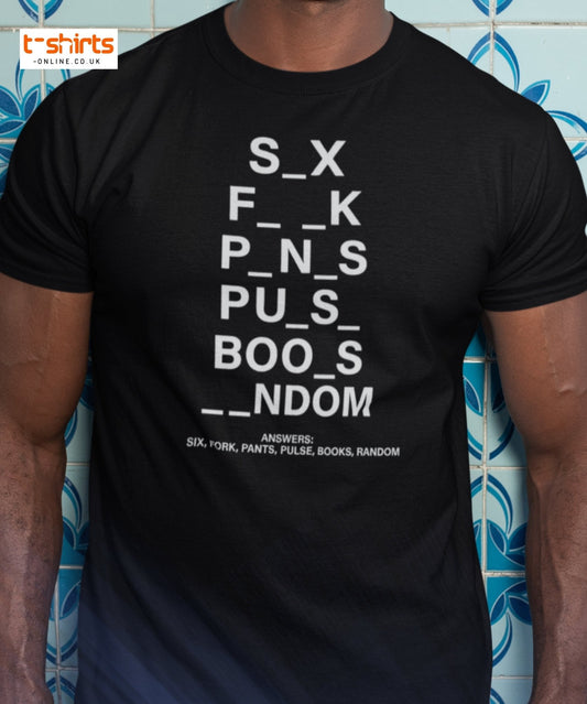 Funny Word Puzzle T-Shirt – Double Meaning Humor Tee - Maroon - T-Shirts Online