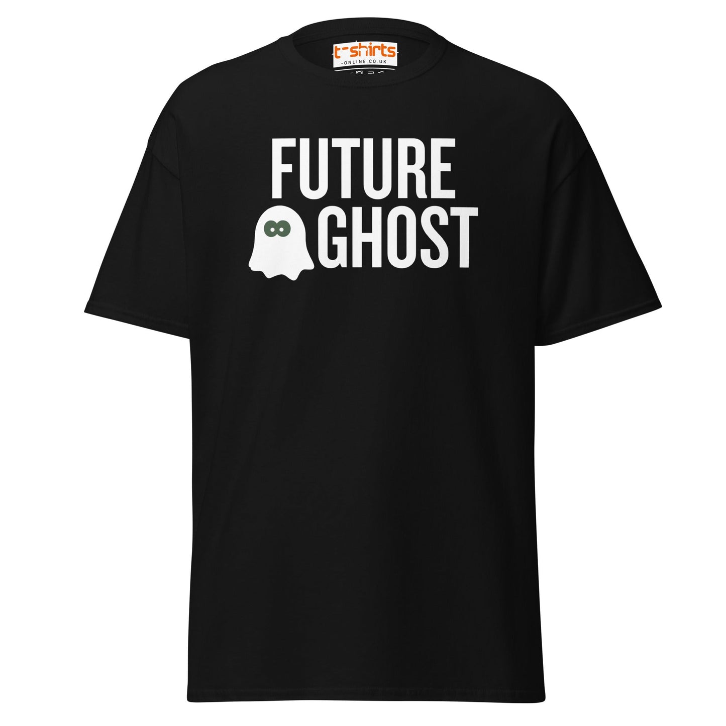 Future Ghost T-Shirt | Funny Dark Humor Tee - Black - T-Shirts Online