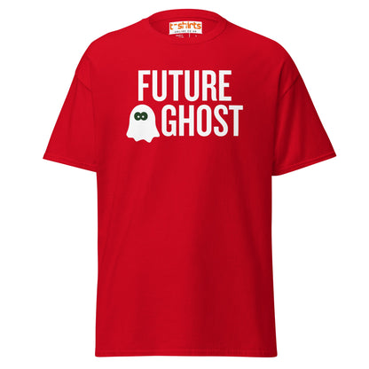 Future Ghost T-Shirt | Funny Dark Humor Tee - Red - T-Shirts Online