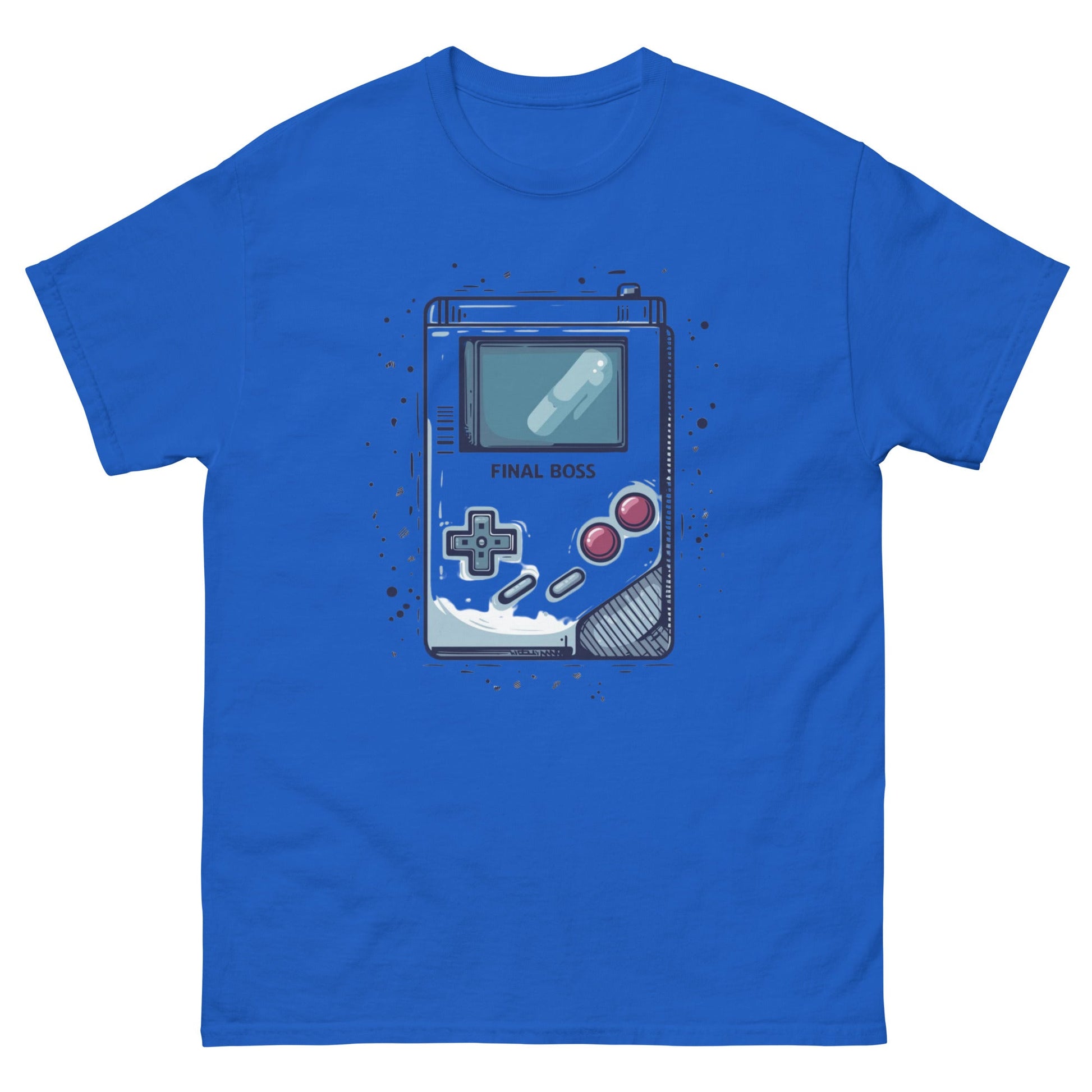 Game Boy Final Boss | Gaming T-Shirt - Royal - T-Shirts Online