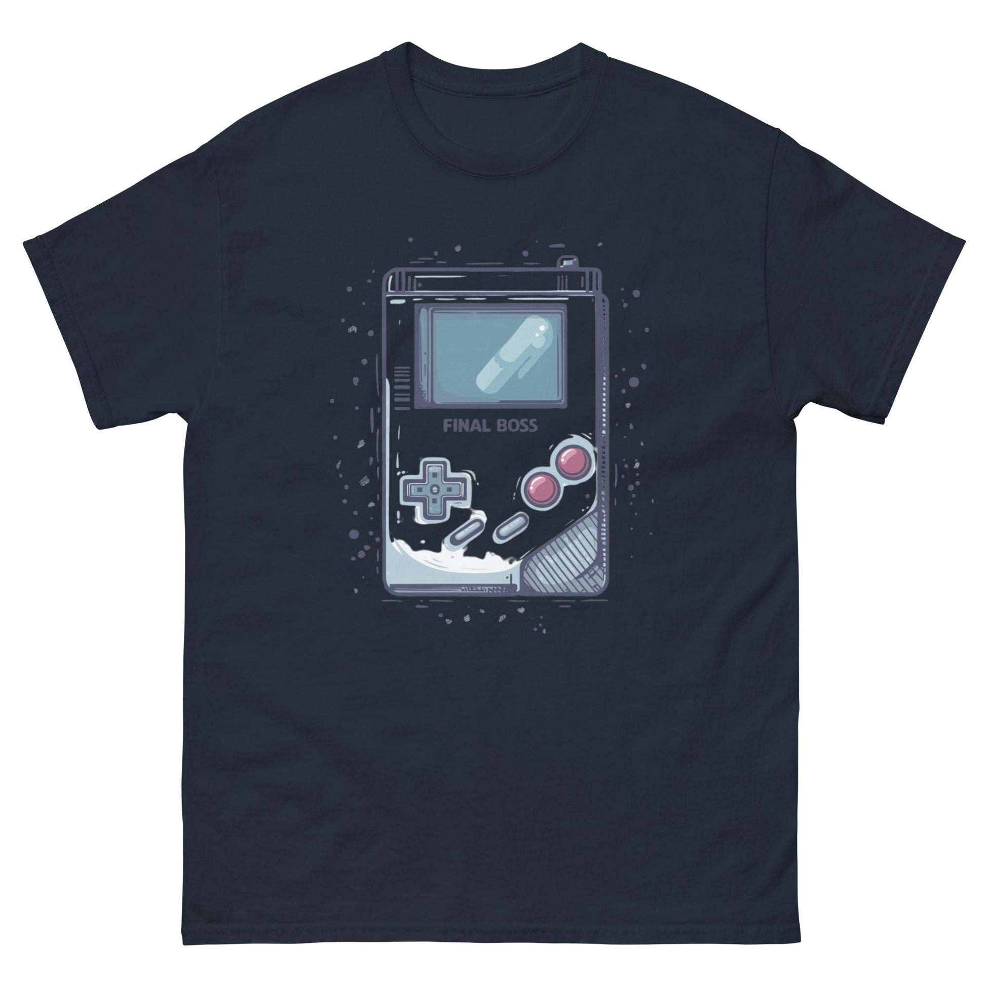 Game Boy Final Boss | Gaming T-Shirt - Navy - T-Shirts Online
