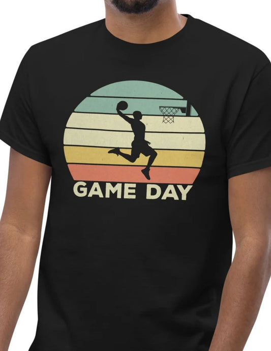 Game Day | Basketball T-Shirt - Black - T-Shirts Online