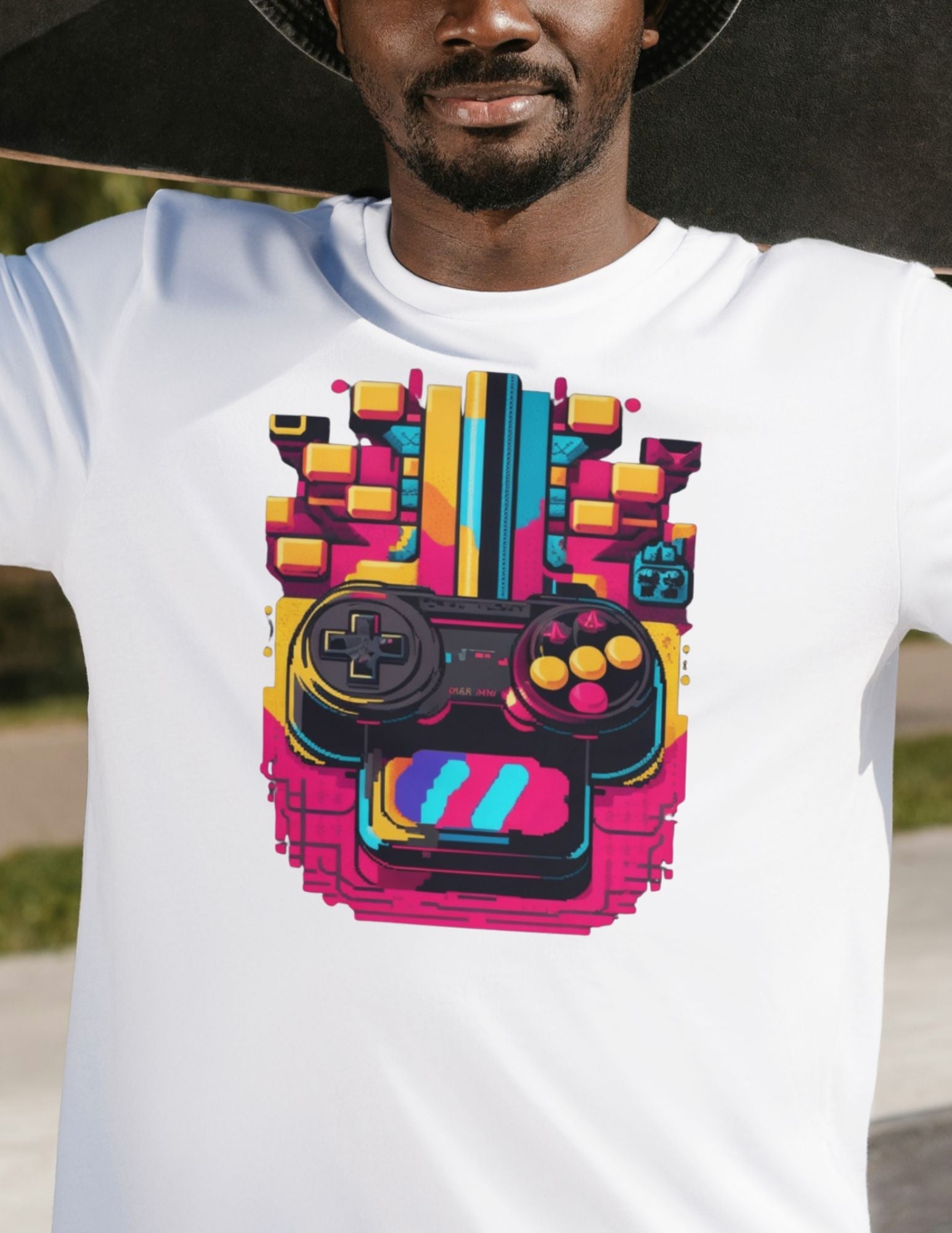 Gamer Controller | Gaming T-Shirt - Black - T-Shirts Online