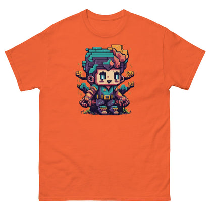Gamer PixelArt | Gaming T-Shirt - Orange - T-Shirts Online