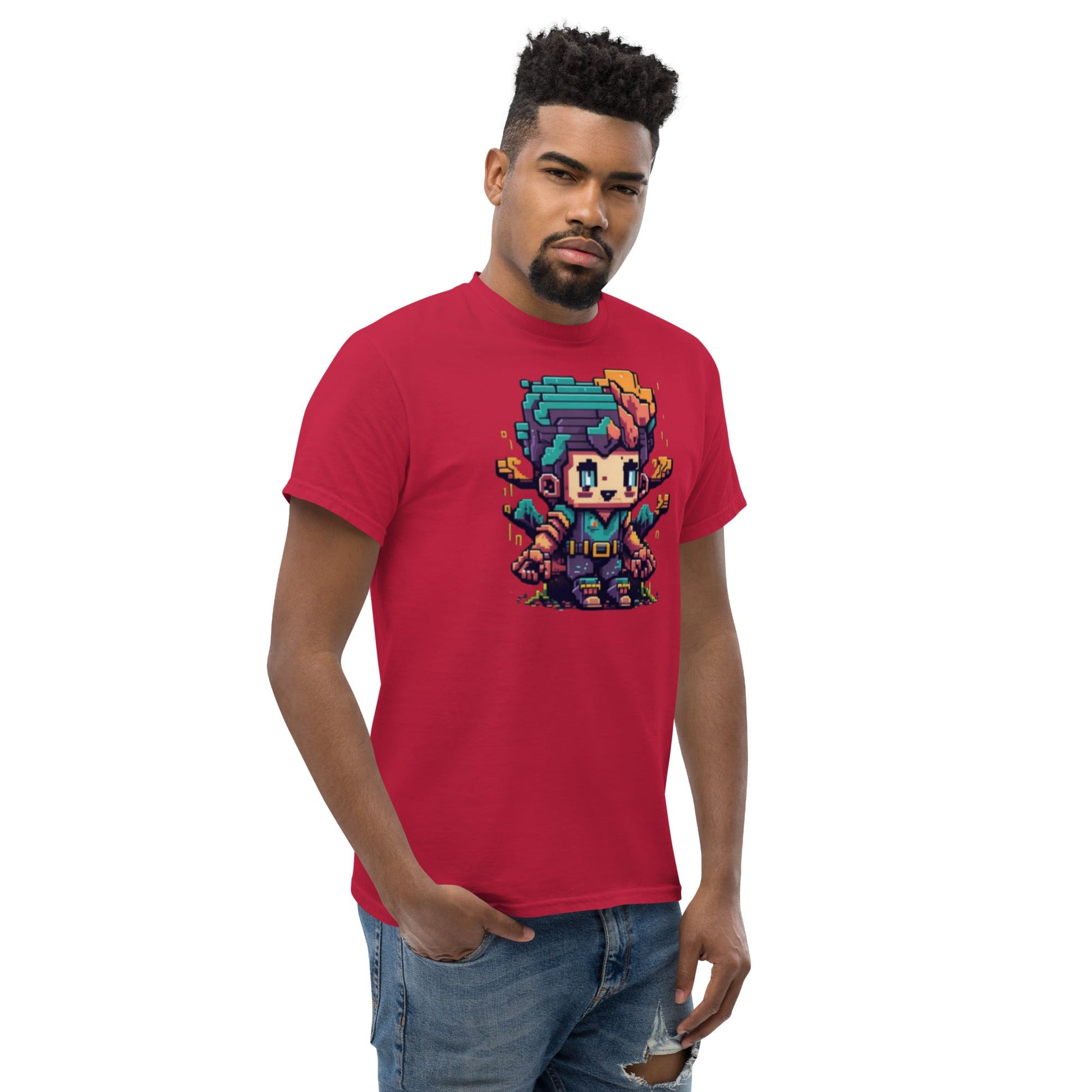 Gamer PixelArt | Gaming T-Shirt - Black - T-Shirts Online