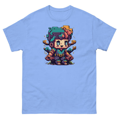 Gamer PixelArt | Gaming T-Shirt - Carolina Blue - T-Shirts Online
