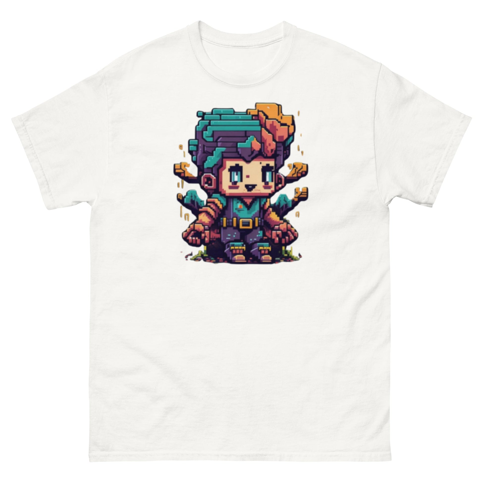 Gamer PixelArt | Gaming T-Shirt - White - T-Shirts Online