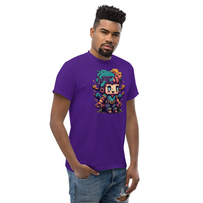 Gamer PixelArt | Gaming T-Shirt - Black - T-Shirts Online