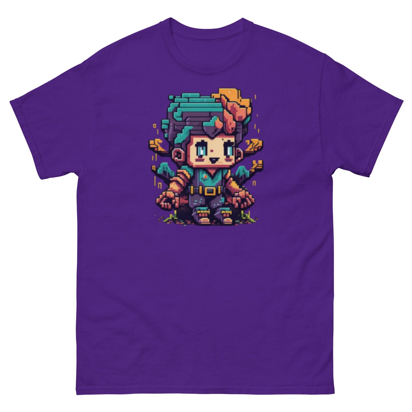 Gamer PixelArt | Gaming T-Shirt - Purple - T-Shirts Online