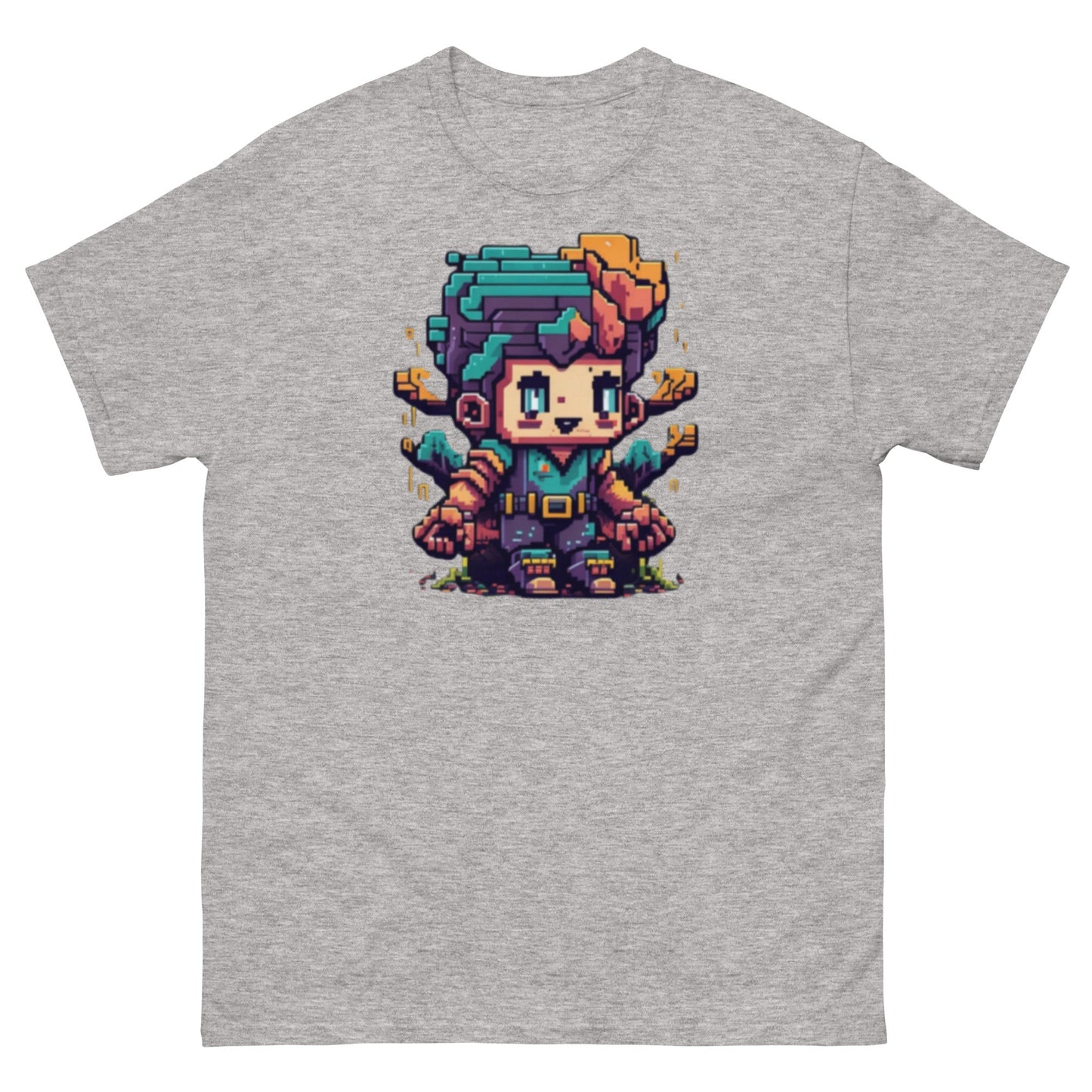 Gamer PixelArt | Gaming T-Shirt - Sport Grey - T-Shirts Online
