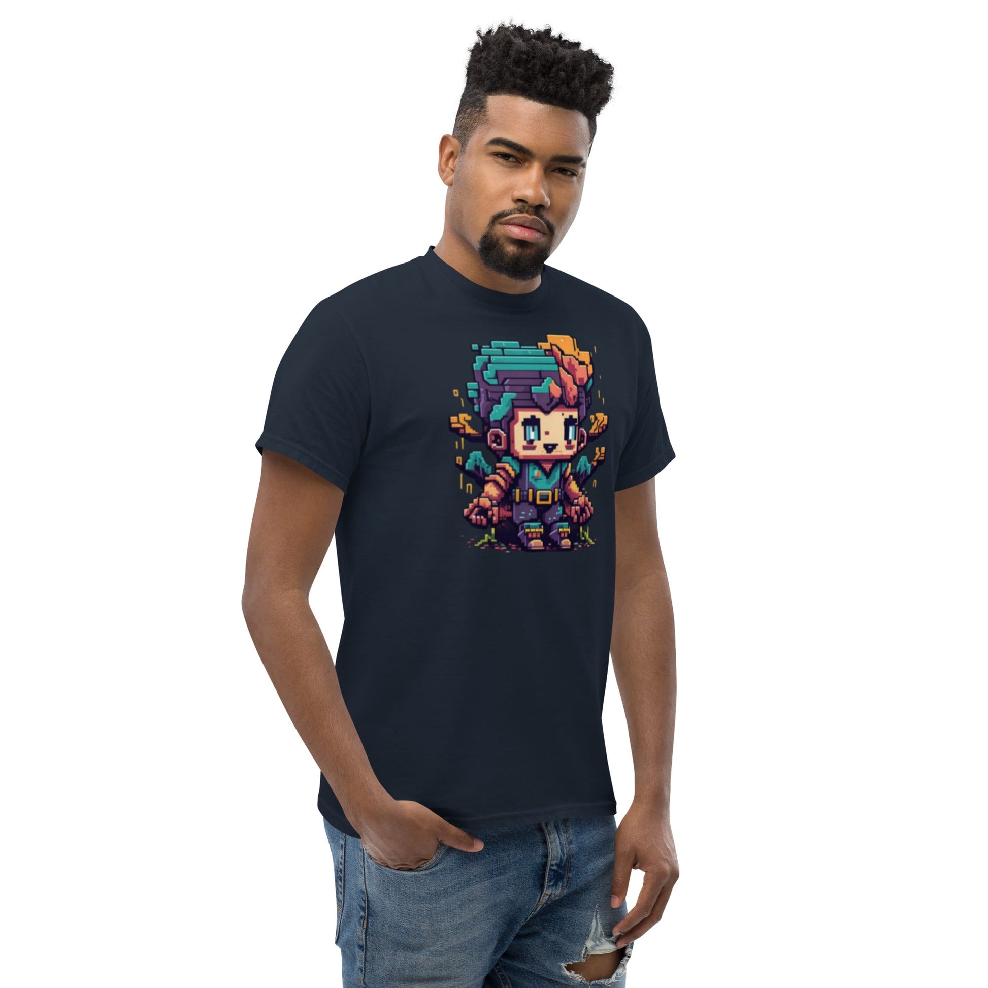 Gamer PixelArt | Gaming T-Shirt - Black - T-Shirts Online