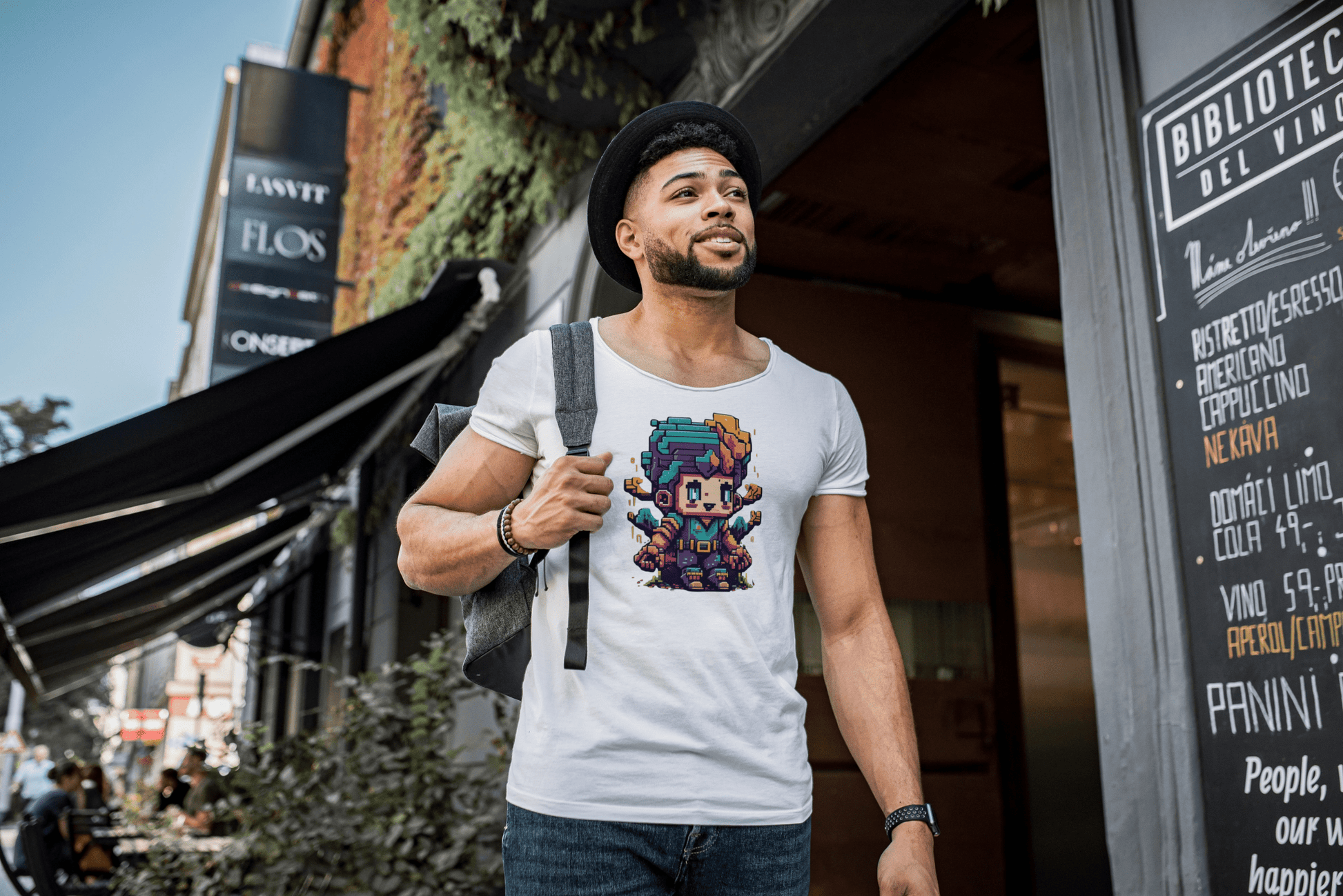 Gamer PixelArt | Gaming T-Shirt - White - T-Shirts Online