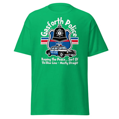 Gasforth Police Funny British Comedy T-Shirt - Irish Green - T-Shirts Online