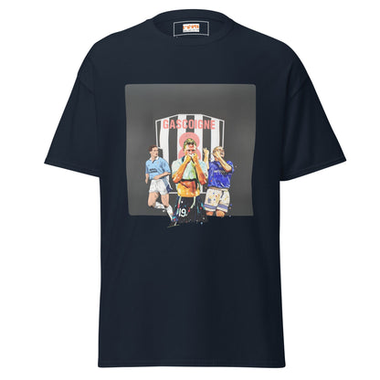 Gazza! | Football Icon T-Shirt - Navy - T-Shirts Online