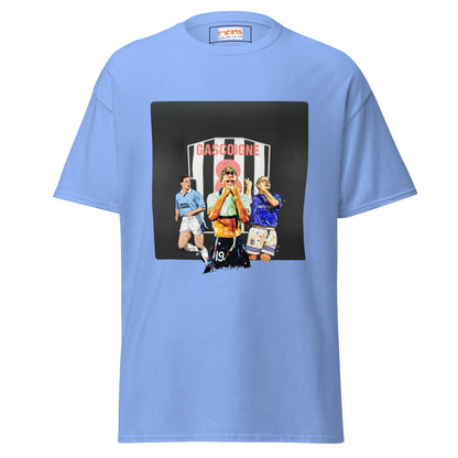 Gazza! | Football Icon T-Shirt - Carolina Blue - T-Shirts Online