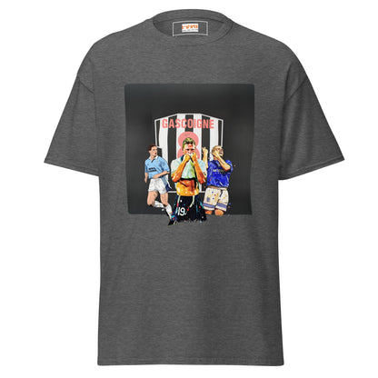 Gazza! | Football Icon T-Shirt - Dark Heather - T-Shirts Online
