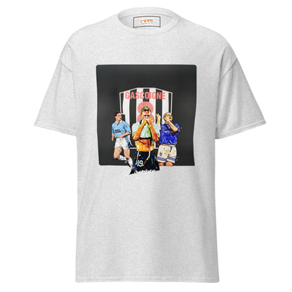 Gazza! | Football Icon T-Shirt - Ash - T-Shirts Online