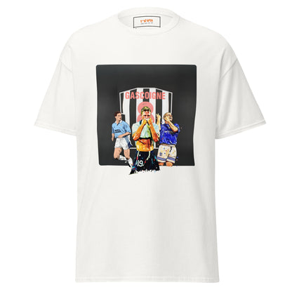 Gazza! | Football Icon T-Shirt - White - T-Shirts Online