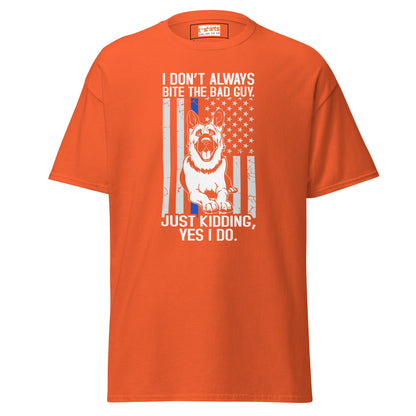 German Shepherd | Police T-Shirt - Orange - T-Shirts Online