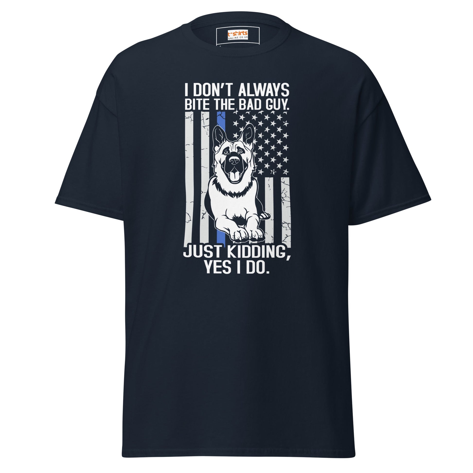 German Shepherd | Police T-Shirt - Navy - T-Shirts Online