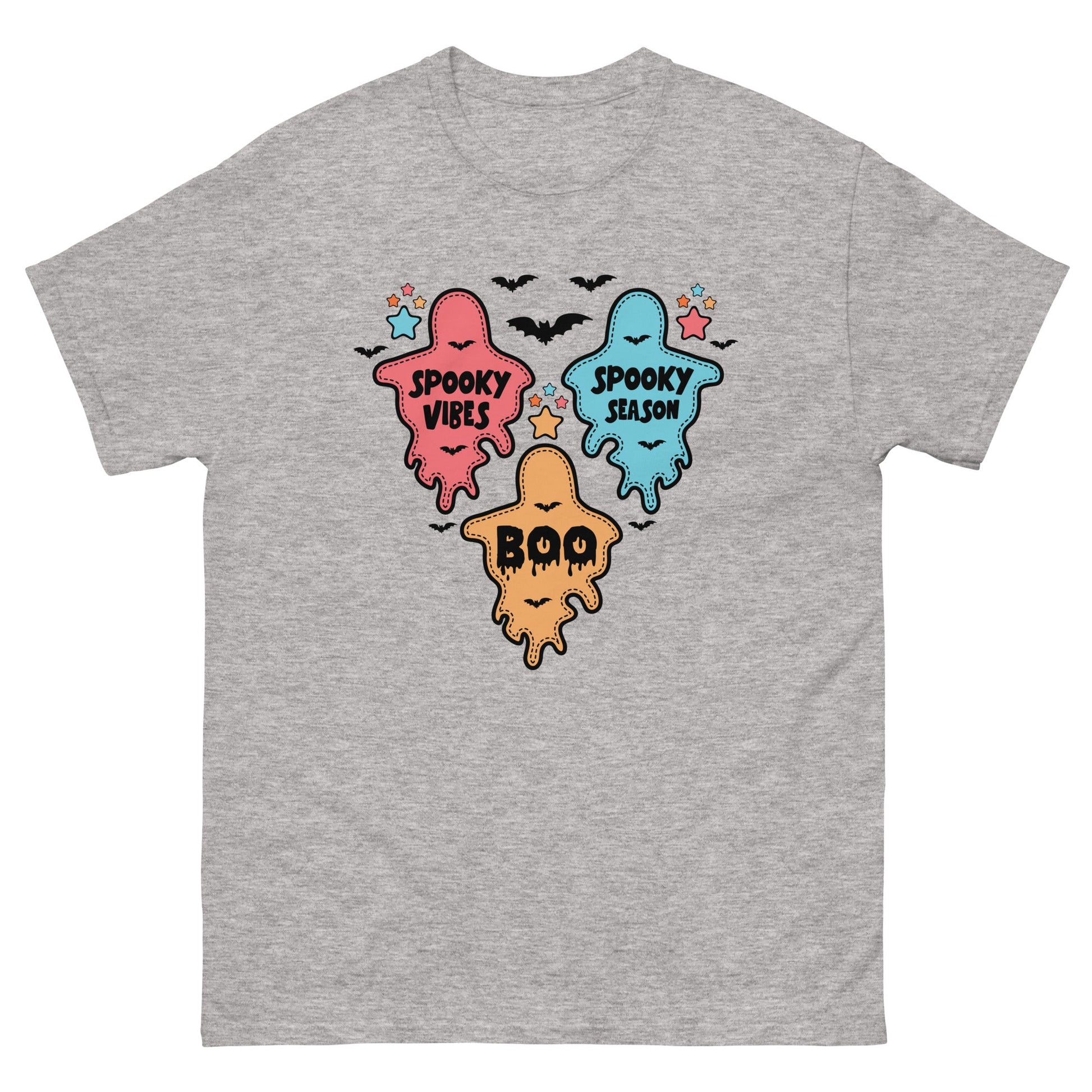 Ghost Halloween | Unisex Halloween T Shirt - Sport Grey - T-Shirts Online