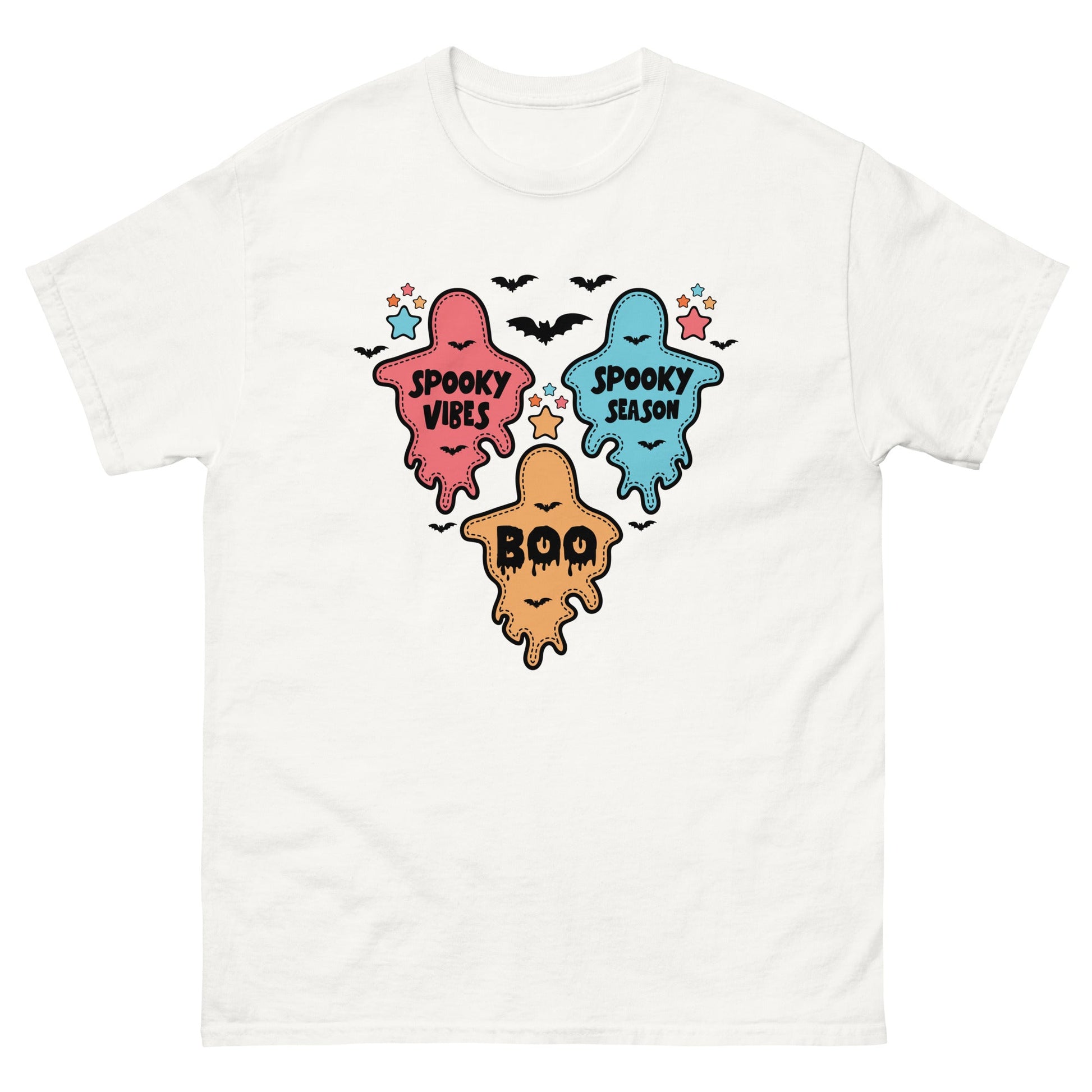 Ghost Halloween | Unisex Halloween T Shirt - White - T-Shirts Online